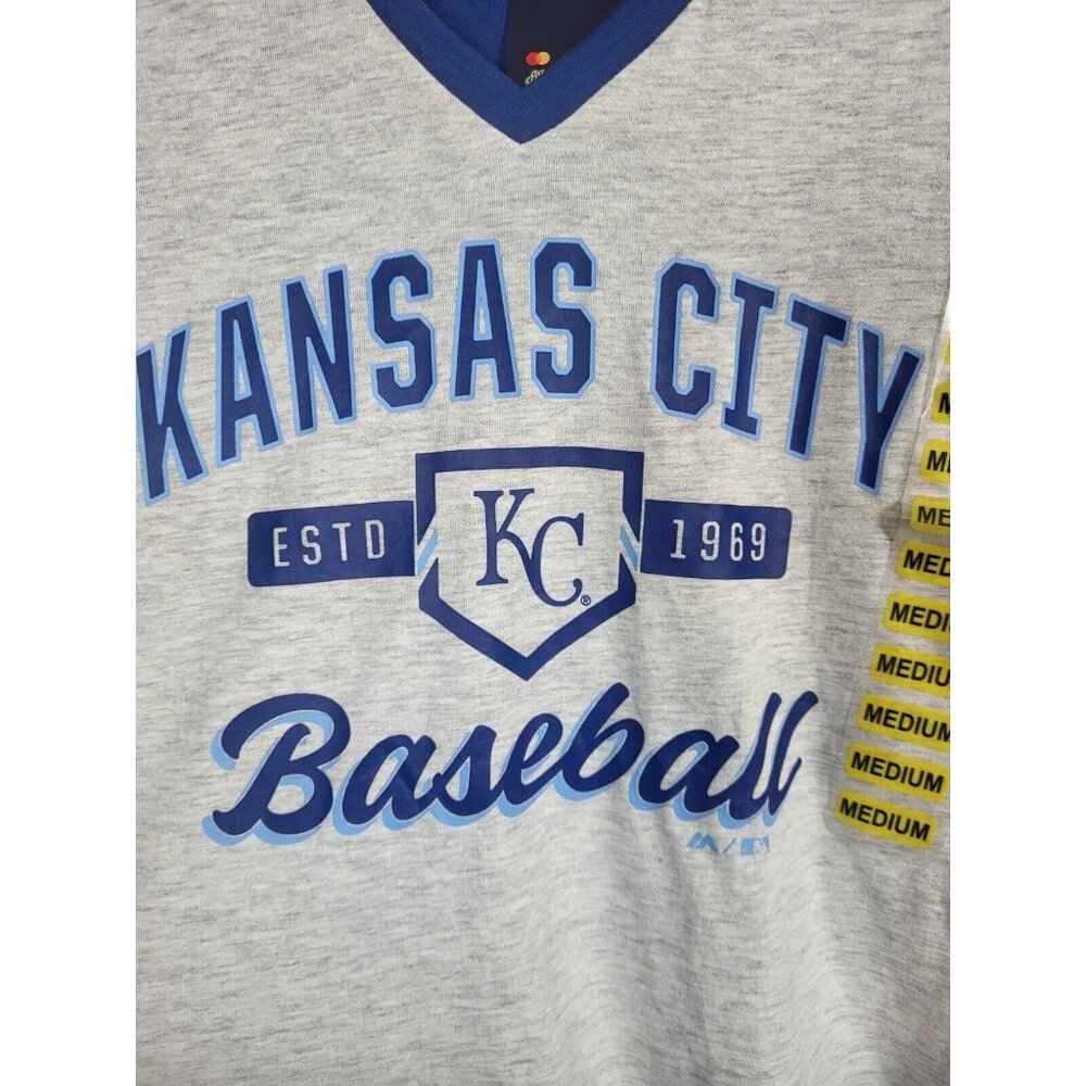 Kansas City Royals Shirt Womens (M) Blue MLB Baseball NEW Lightweight KC - Picture 2 of 6